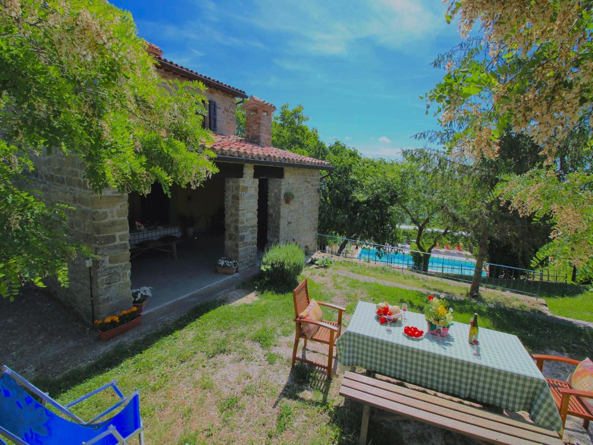 Vila Farmhouse In Apecchio With Swimming Pool Terrace Garden Exteriér fotografie